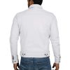 Men’s White Genuine Lambskin Jacket
