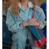 My Bestfriend's Exorcism Amiah Miller Blue Denim Jacket