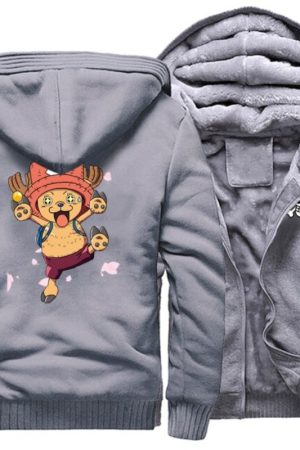 One Piece Japan Anime Grey Bomber Jacket