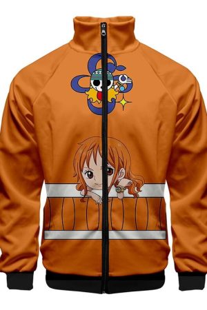 One Piece Nami Orange Jacket