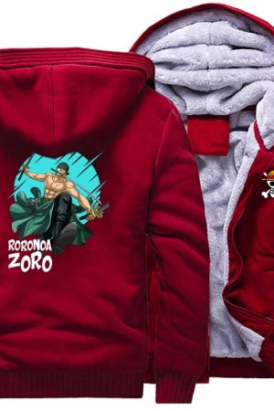 One Piece Roronoa Zoro Red Jacket
