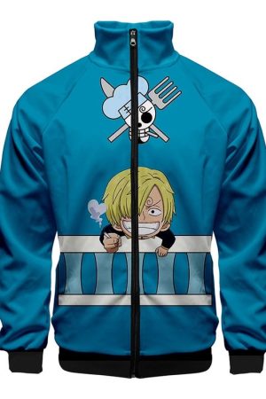 One Piece Sanji Blue Jacket
