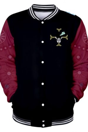 One Piece Skull Print Purple & Black JacketOne Piece Skull Print Purple & Black JacketOne Piece Skull Print Purple & Black Jacket