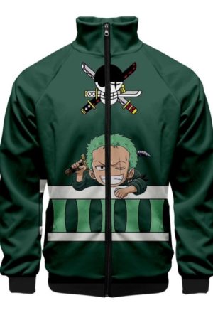 One Piece Zoro Green Jacket