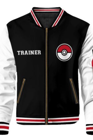 Pokemon League Satin Bomber Jacket