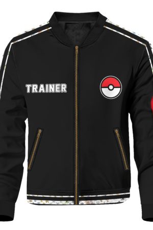 Pokemon League V2 Satin Bomber Jacket