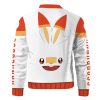 Pokemon Starter Scorbunny Satin Bomber Jacket