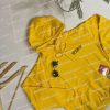 Bad Guy Billie Eilish Yellow Reserved Fleece Hoodie