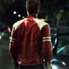 Brad Pitt Fight Club Motorcyle Red Jacket