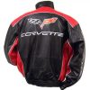 C6 Z06 Black Red Corvette Jacket
