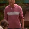 Cobra Kai S05 Johnny Lawrence Pink Hoodie