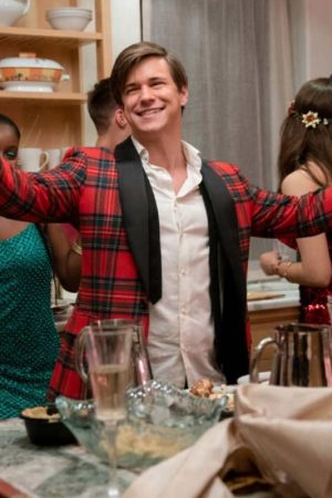 Dash & Lily Edgar Christmas Tuxedo Jacket