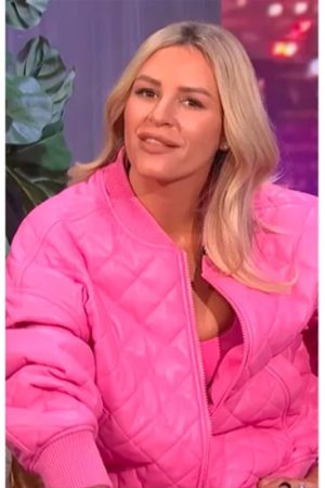 E! News Daily Pop Morgan Stewart Bomber Jacket