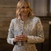 Emily In Paris S03 Camille Tweed Grey Jacket