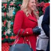 a Christmas Jodie Sweetin Red Coat