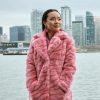 Fakes 2022 Jennifer Tong Pink Fur Coat