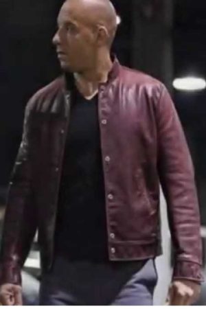 Fast And Furious Vin Diesel Maroon Jacket