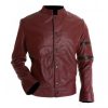 Fast And Furious Vin Diesel Maroon Leather Jacket