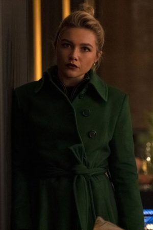 Hawkeye 2021 Florence Pugh Green Coat