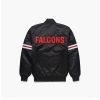 Men’s Falcons Black Satin Jacket
