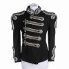 Michael Jackson Black Military-Style Jacket