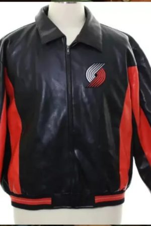 NBA Portland Basketball Leather Jacket