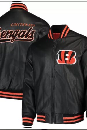 NFL Cincinnati Bengals G-III Sports Leather Jacket