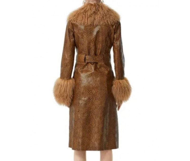 Red Notice 2021 Gal Gadot Brown Coat