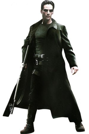 The Matrix Neo Black Trench Coat