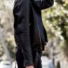 The Menu 2022 Anya Taylor-Joy Black Leather Jacket