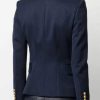 The Today Show Jill Martin Gold Button Blue Blazer