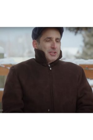 A Cozy Christmas Inn Peter Jacobson Brown Jacket