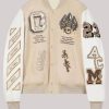 AC Milan Off White Buttoned Jacket