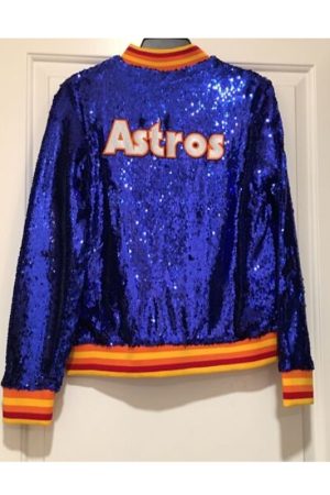 Astros Sequin Blue Jacket