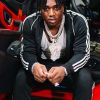Bee Crazy 2022 Fredo Bang Black & White Tracksuit (1)