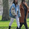 Camila Cabello Blue and White Varsity Jacket