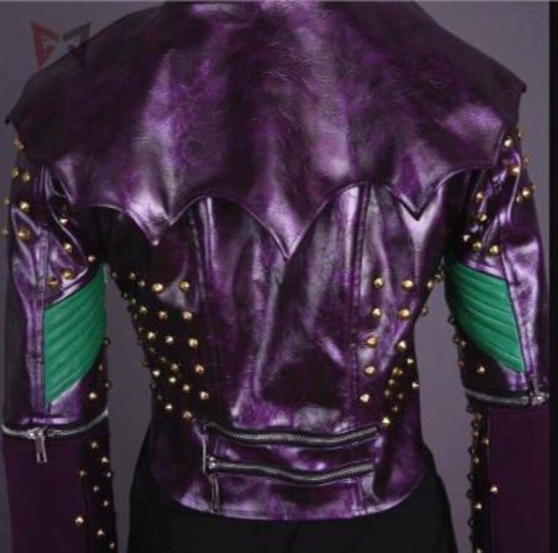 Descendants Costumes Mal Purple Zippered Jacket