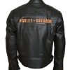 Harley Davidson Men Passing Link Triple Vent Black Jacket