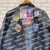 Mens Top Gun G-1 Leather Black Jacket