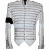 Michael Jackson 35 Grammy Awards Cotton White & Black Jacket