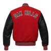 Oak Hills Red and Black Varsity Jacket