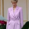 Princess Diana The Crown S05 Purple Coat