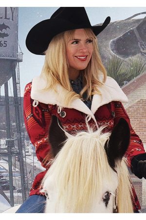 Cupid’s Christmas Marla Moore Shearling Jacket