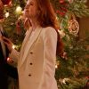 Hotel for the Holidays Madelaine Petsch wOOL Blazer