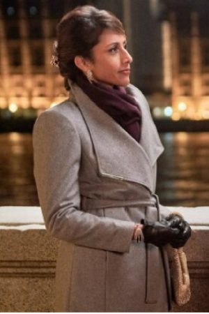 Jolly Good Christmas Anji Gray Wool Coat