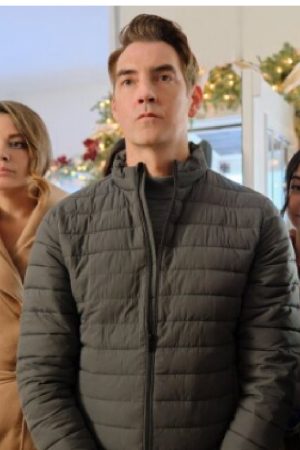 Lights Camera Christmas Gray Jacket