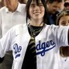 Los Angeles Dodgers Billie Eilish White Jersey