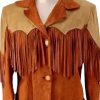 CMA Awards 2022 Singer John Osborne Fringe Suede Leather Jacket