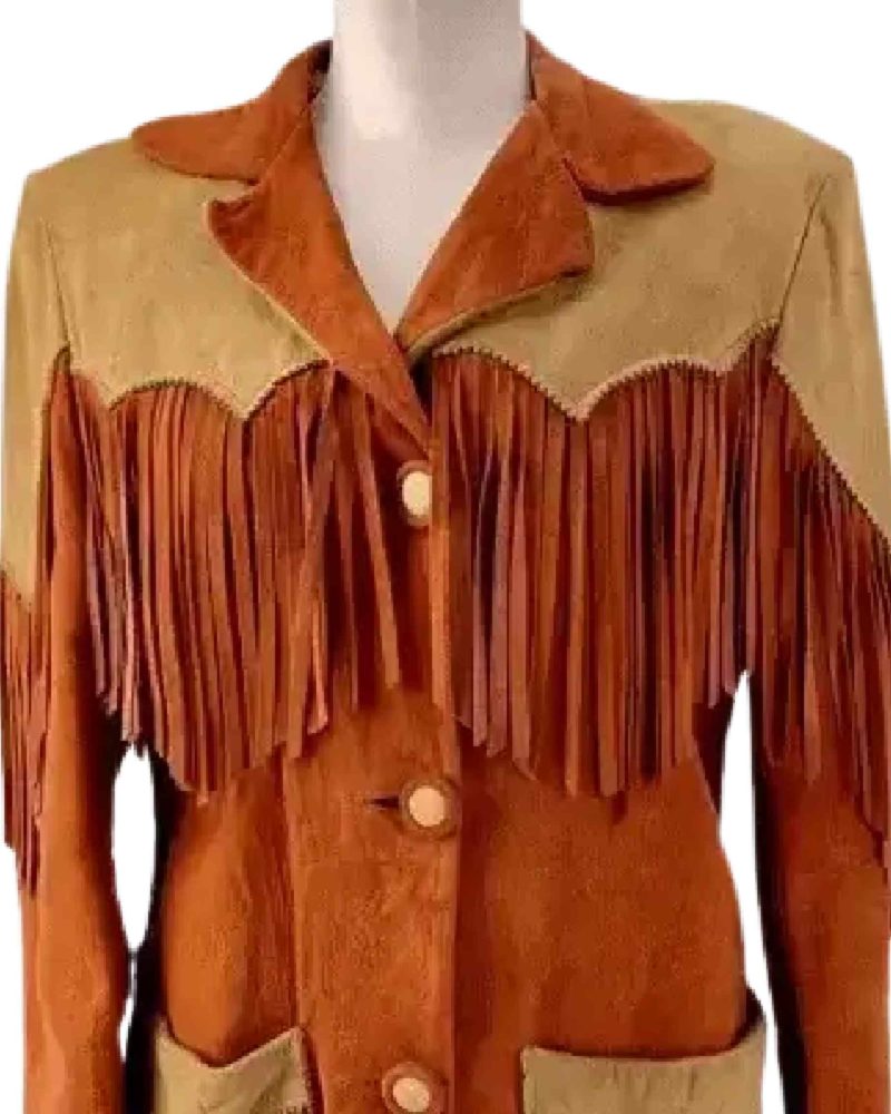 CMA Awards 2022 Singer John Osborne Fringe Suede Leather Jacket