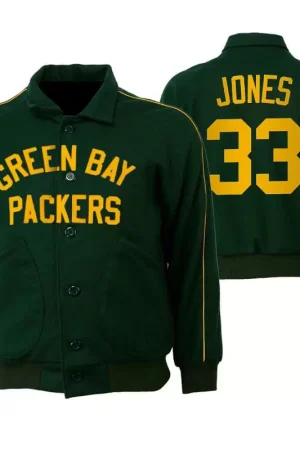 Aaron Jones Green Bay Packers NFL Varsity Jacket
